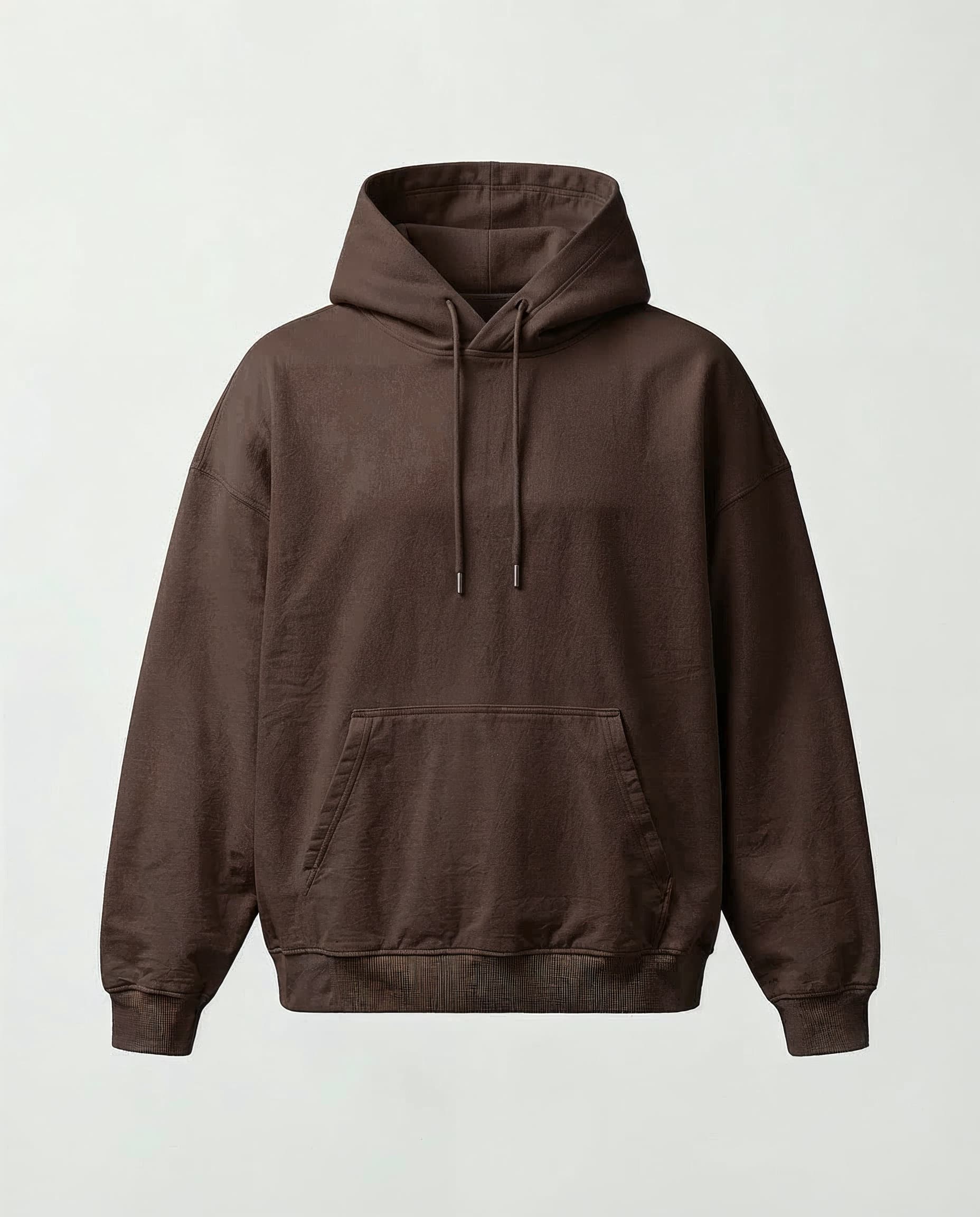 Concepto visual del ABRZO Heavy Hoodie en Espresso